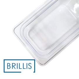 Гастроємність BRILLIS із полікарбонату GN 1/4-100 мм, прозора - фото № 4