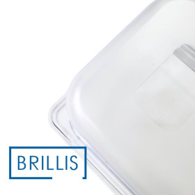 Гастроемкость BRILLIS из поликарбоната GN 1/4-150 мм, прозрачная - фото № 5