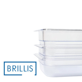 Гастроемкость BRILLIS из поликарбоната GN 1/4-150 мм, прозрачная - фото № 7
