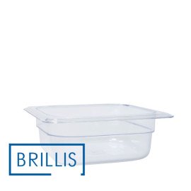 Гастроемкость BRILLIS из поликарбоната GN 1/6-65 мм, прозрачная