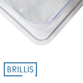 Гастроємність BRILLIS із полікарбонату GN 1/6-65 мм, прозора - фото № 2