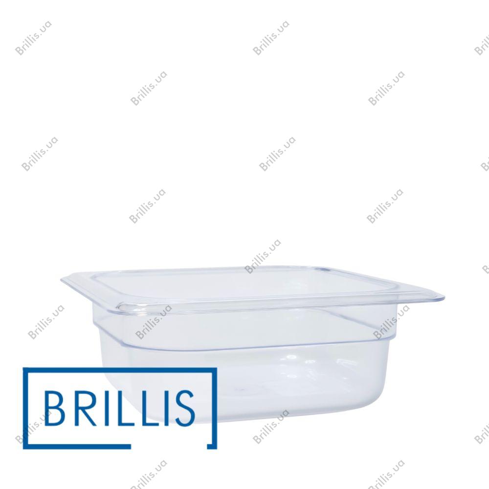 Гастроємність BRILLIS із полікарбонату GN 1/6-65 мм, прозора - фото № 1