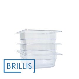 Гастроемкость BRILLIS из поликарбоната GN 1/6-100 мм, прозрачная - фото № 5