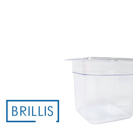 Гастроемкость BRILLIS из поликарбоната GN 1/6-150 мм, прозрачная - фото № 3