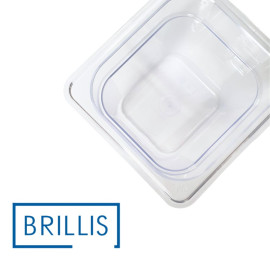 Гастроемкость BRILLIS из поликарбоната GN 1/6-150 мм, прозрачная - фото № 4