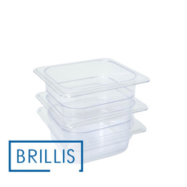Гастроемкость BRILLIS из поликарбоната GN 1/6-150 мм, прозрачная - фото № 6