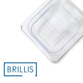 Гастроємність BRILLIS із полікарбонату GN 1/6-150 мм, прозора - фото № 4