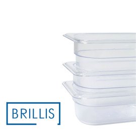 Гастроемкость BRILLIS из поликарбоната GN 1/9-65 мм, прозрачная - фото № 8
