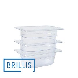 Гастроемкость BRILLIS из поликарбоната GN 1/9-65 мм, прозрачная - фото № 7