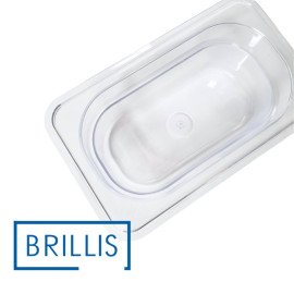 Гастроемкость BRILLIS из поликарбоната GN 1/9-65 мм, прозрачная - фото № 4