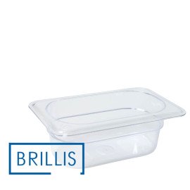 Гастроемкость BRILLIS из поликарбоната GN 1/9-65 мм, прозрачная