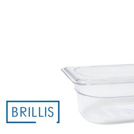Гастроемкость BRILLIS из поликарбоната GN 1/9-65 мм, прозрачная - фото № 3