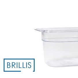 Гастроемкость BRILLIS из поликарбоната GN 1/9-100 мм, прозрачная - фото № 3