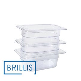 Гастроемкость BRILLIS из поликарбоната GN 1/9-150 мм, прозрачная - фото № 6