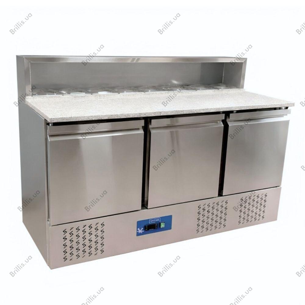 Стол для пиццы холодильный трехдверный BRILLIS G-PS903 - фото № 1