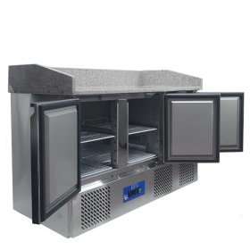 Стіл холодильний для піци тридверний енергоефективний BRILLIS G-S903VPZ - фото № 3