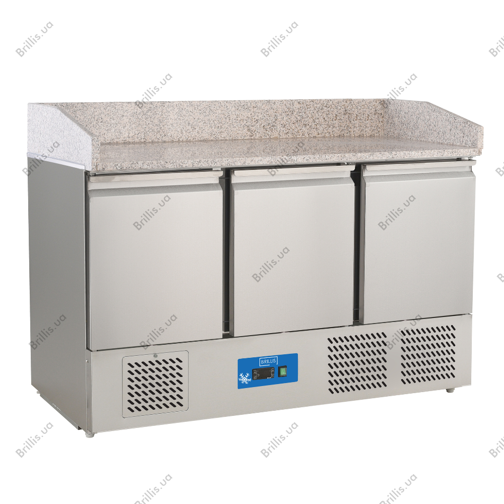 Стіл холодильний для піци тридверний енергоефективний BRILLIS G-S903VPZ - фото № 1