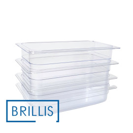 Гастроємність BRILLIS із полікарбонату GN 1/3-100 мм, прозора - фото № 6