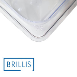 Гастроємність BRILLIS із полікарбонату GN 1/6-100 мм, прозора - фото № 2