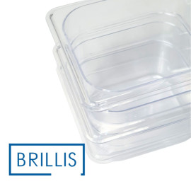 Гастроємність BRILLIS із полікарбонату GN 1/6-100 мм, прозора - фото № 6